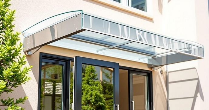 Toldo de policarbonato para porta: vantagens e como escolher o ideal