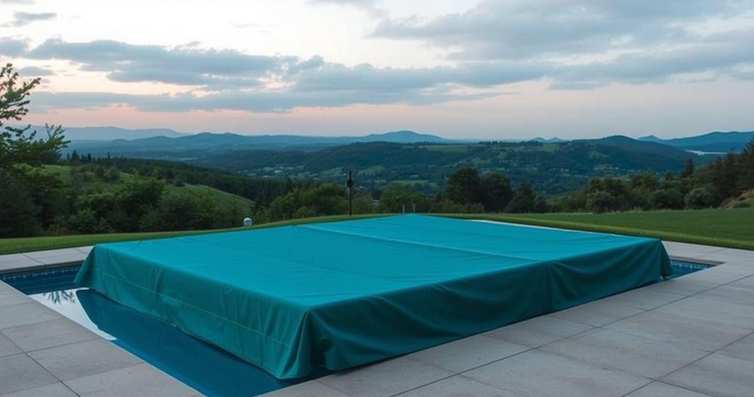 Cobertura móvel para piscina garante proteção e funcionalidade