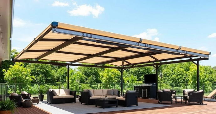 Teto Retrátil Área Externa: Transforme Seu Espaço com Conforto e Estilo Teto Retrátil Área Externa: Transforme Seu Espaço com Conforto e Estilo