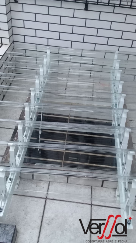 Coberturas de Telhados Transparentes Itanhaém - Telhado Transparente Retrátil