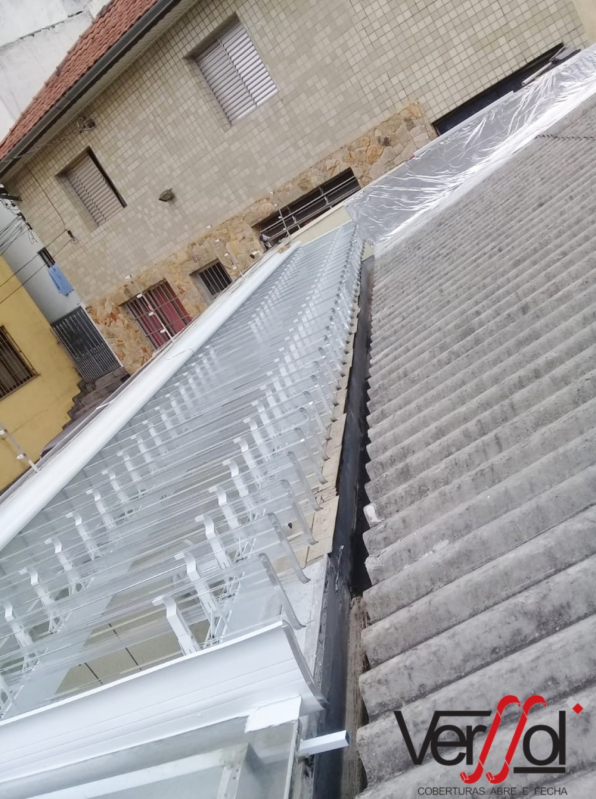 Instalação de Telhado de Vidro com Abertura Santa Efigênia - Telhado de Vidro para Cobertura