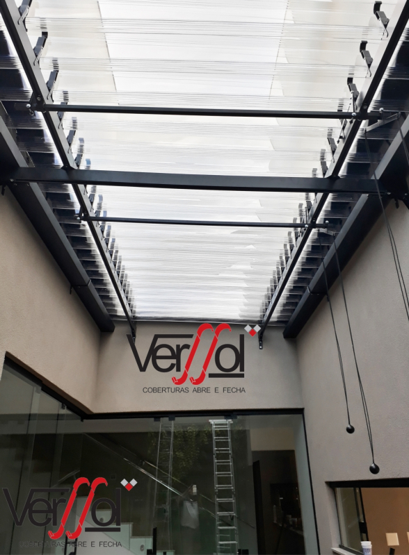 Telhado de Vidro Automatizado  Preço Ibirapuera - Telhado de Vidro com Abertura