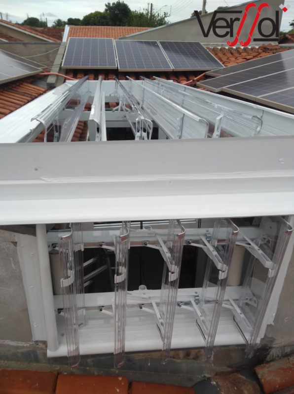 Telhado de Vidro e Alumínio Ipiranga - Telhado de Vidro Automatizado