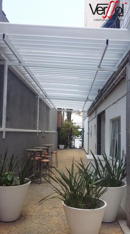 Telhado Retrátil para Corredor Bragança Paulista - Telhado Retrátil Simples