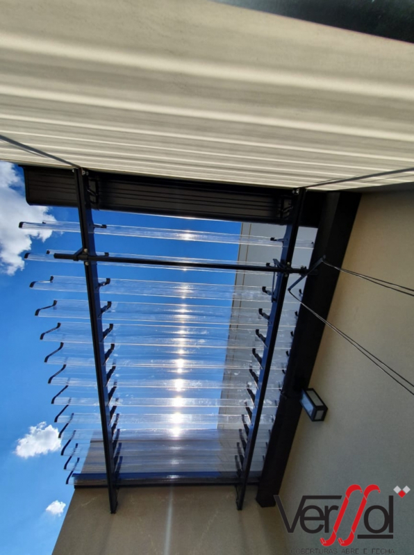 Telhado Transparente de Abrir e Fechar Preço Barra Funda - Cobertura de Telhado Transparente