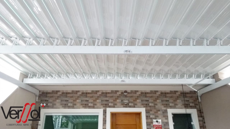 Telhados de Alumínio Que Abre e Fecha Guarapuava - Telhado de Alumínio para Garagem