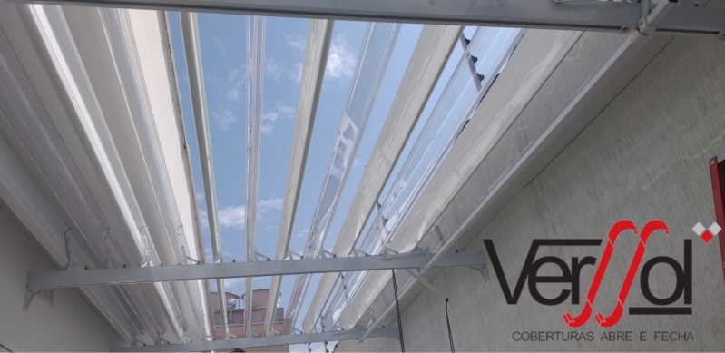Telhados de Vidro Móveis Parque São Domingos - Telhado Móvel Transparente