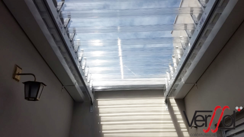 Telhados Transparentes Retráteis Mairiporã - Telhado Transparente de Abrir e Fechar