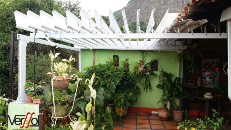 Teto Retrátil para Jardim Preço Jardim Iguatemi - Teto Retrátil Manual