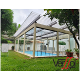 cobertura em policarbonato para piscina preço Vila Leopoldina