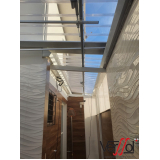 instalação de telhado transparente para área externa Toledo