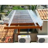 quanto custa telhado transparente para área gourmet Vila Prudente