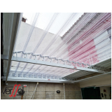 telhado transparente para garagem Niterói 
