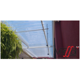 telhados de policarbonato transparentes Vila Marisa Mazzei