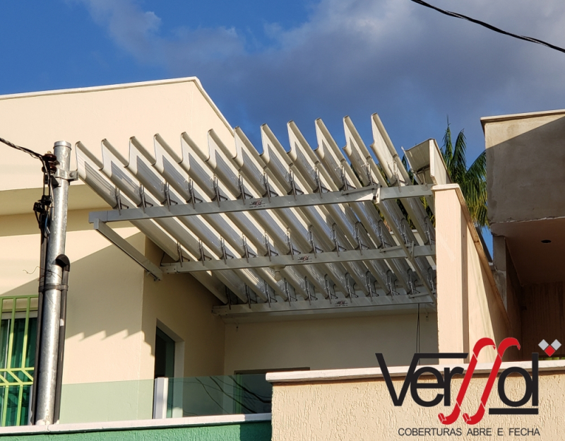 Valor de Telhado Abre e Fecha Fornecedor São Vicente - Cobertura Telhado Abre Fecha