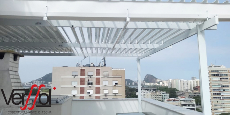 Venda de Telhado Retrátil Simples Itaim Paulista - Telhado Retrátil para Quintal